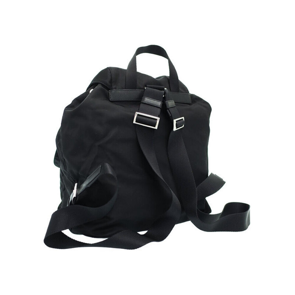 Prada Tessuto Two Rucksack Backpack Black Pocket Daybag